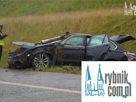 Wypadek na A1 w Świerklanach. Trzy osoby w szpitalu