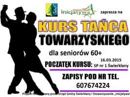 Kurs tańca towarzyskiego dla seniorów