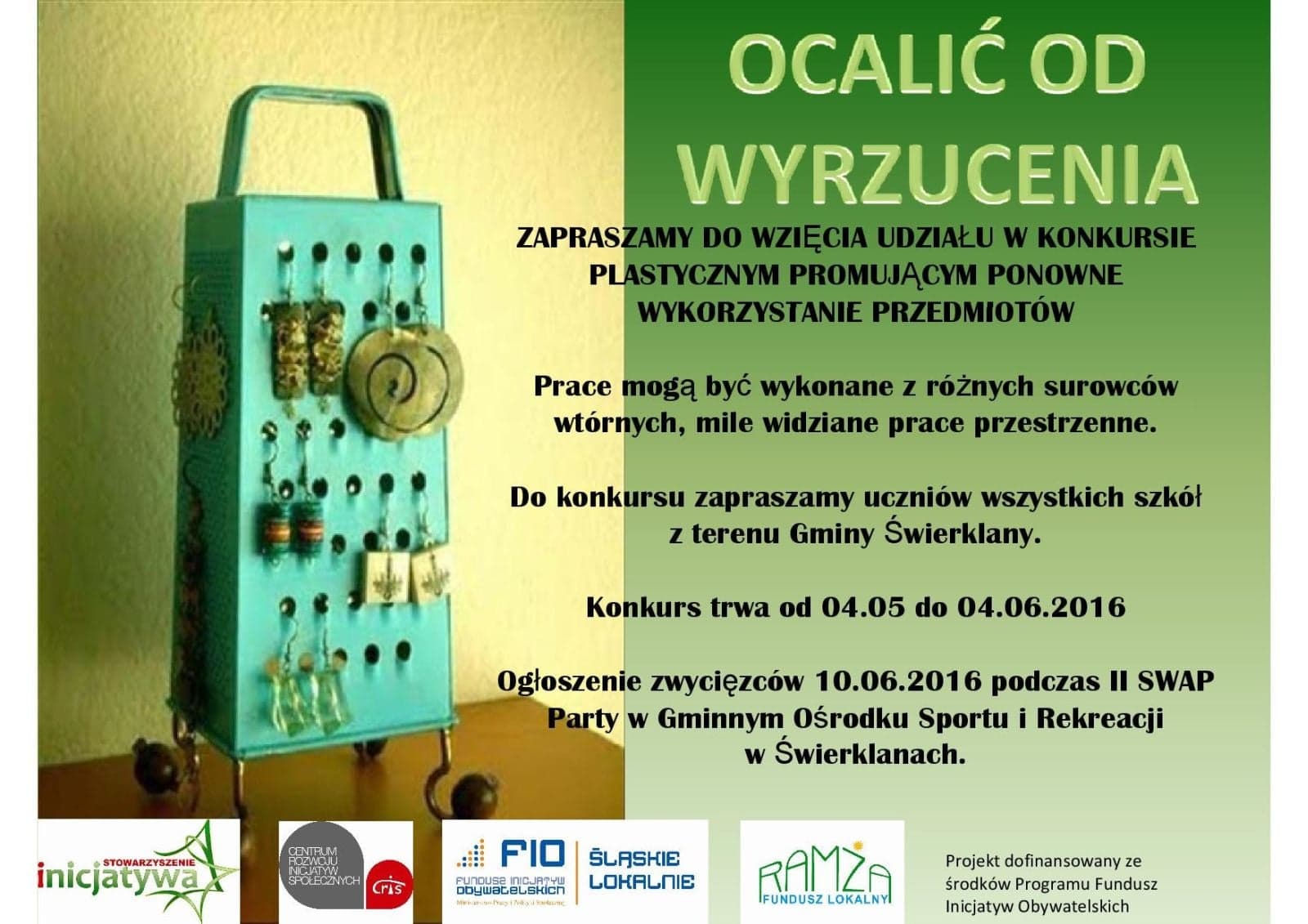 Gminny Konkurs Plastyczny „Ocalić od wyrzucenia”