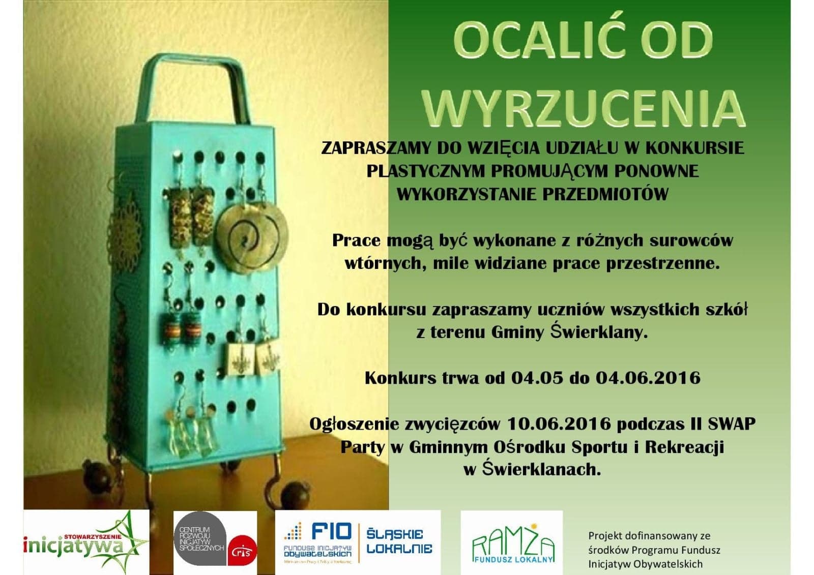 Gminny Konkurs Plastyczny “Ocalić od wyrzucenia”