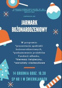 Jarmark Bożonarodzeniowy w SP1 Świerklany