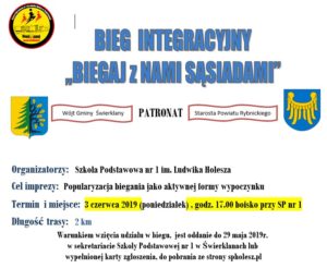 Bieg integracyjny „Biegaj z nami sąsiadami”